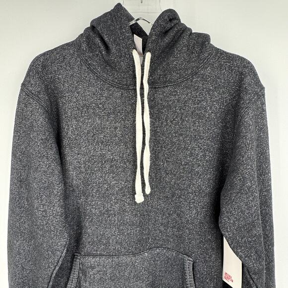 Fleece Factory sweatshirt men's M pullover hoodie kangaroo pocket heather gray - Picture 2 of 8